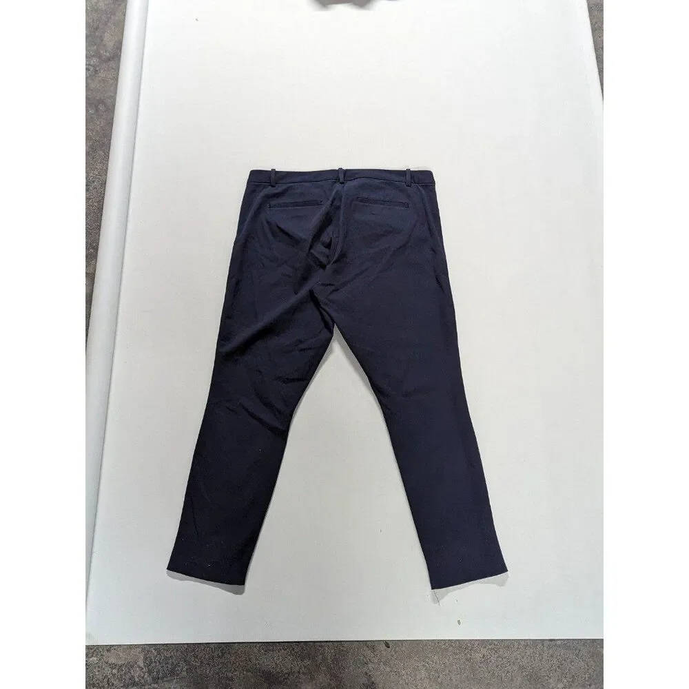 Gap Normcore Plus Size 18 R True Navy Blue Skinny Ankle‎ Pants Workwear Preppy